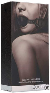 Ouch! Elegant Bondage Ball Gag - - Bondage Gags and Bits